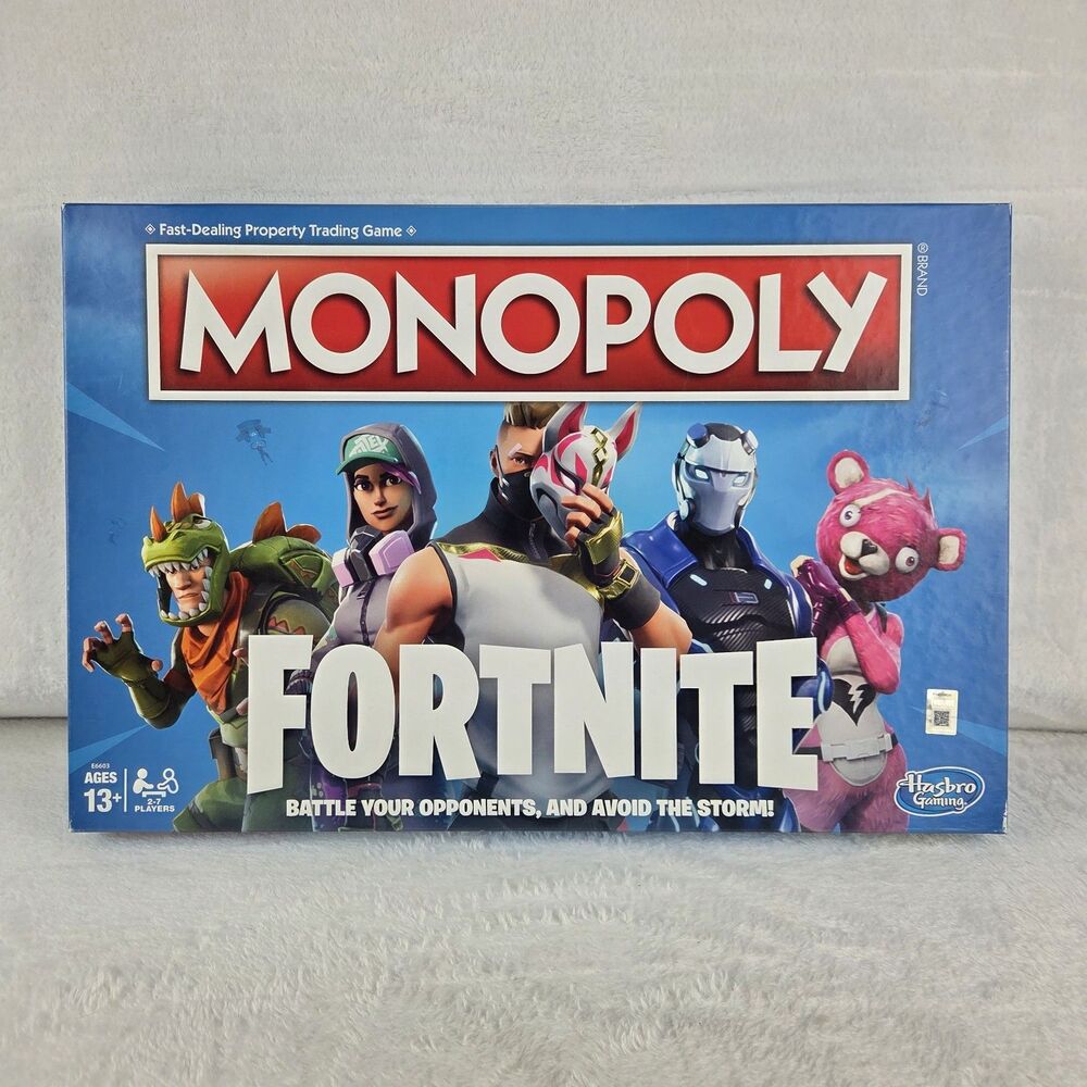 Monopoly Fortnite Board Game 2018 Hasbro Complete Battle Royale Edition